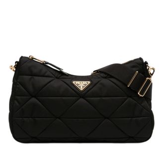 Prada Pre-owned Prada Large Padded Re Nylon Crossbody Ladies LIB42NMD07MKNI6X