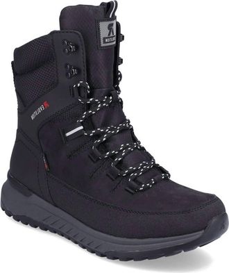 Rieker Mens U0171 Hi Top Snow Boot In Black