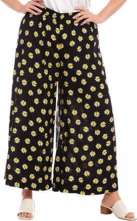 Karen Kane Wide-Leg Pants - Plus In Print