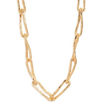 Karine Sultan Organic Links Short Necklace in Gold at Nordstrom
