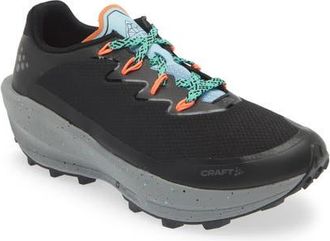 Craft Ultra Trail 2 Running Shoe in Black/Mind at Nordstrom, Size 6.5