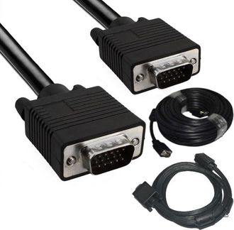 Trade Shop Trade Shop - Cavo Prolunga Vga 15 Pin Maschio Maschio Monitor Vga Per Monitor Metri Mt - -10 Metros