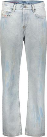 Diesel Straight Jeans - Heren - Regular Fit Jeans - Blauw - W36 - Katoen - Jeans