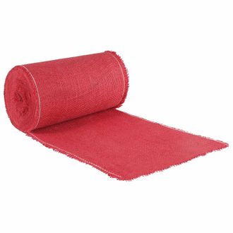 vidaXL Rollo De Yute 25 X 10000 Cm Rojo Vidaxl
