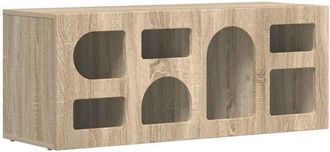 vidaXL Mueble De Tv Roble Sonoma 100 X 35 X 40 Cm Madera De Ingenier&iacute;a Vidaxl