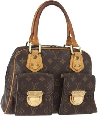 Louis Vuitton Pre-owned Handbags, female, Brown, Size: ONE SIZE Pre-owned Canvas Handbag