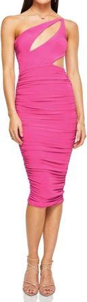 Nookie Envy Midi Dress In Neon Pink