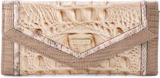 Brahmin Veronica Croc Embossed Leather Wallet in Multi at Nordstrom