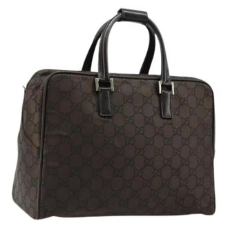 Gucci Pre-owned Handbags, female, Brown, Size: ONE SIZE Pre-owned Vintage Handbag