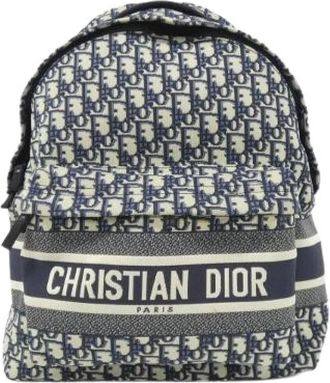Dior Pre-owned Oblique Canvas Rugzak - Dames - Vintage Rugzakken - Veelkleurig - ONE Size - Vintage