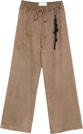 Song for the Mute Relaxed Lounge Pant - Dames - Wijde Broeken - Bruin - M - Broeken