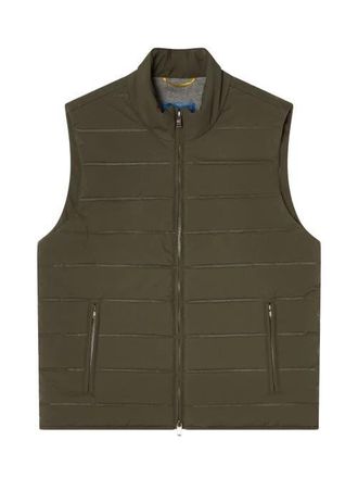 Robert Talbott Driver Quilted Vest in Sage Green at Nordstrom, Size Xx-Large