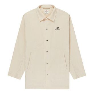 New Balance Hombre MADE in USA Seasonal Work Shirt en Marr&oacute;n, Polywoven, Talla 2XL