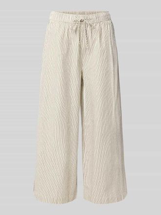 s.Oliver Red Label Regular Fit Culotte aus reiner Baumwolle in Ecru, Gr&ouml;&szlig;e 34