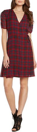 Matty M Plaid Wrap Dress in Wine at Nordstrom Rack, Size Small