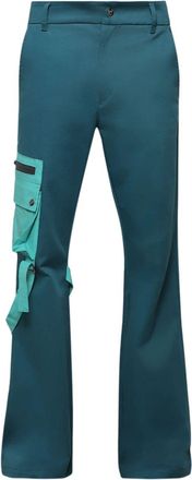 Members of the Rage flared cargo trousers - men - Cotton - S - Green