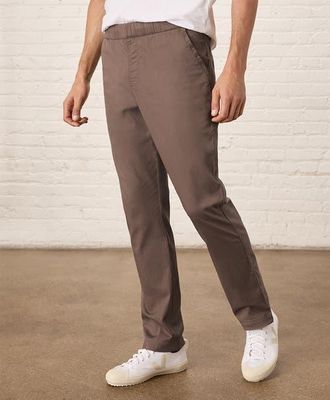 Pact Organic Cotton Daily Twill Midweight Pant in Deep Taupe at Nordstrom, Size Xx-Large 30