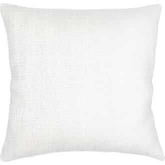 Anaya with Love So Soft Linen Euro Pillow with Down Alternative Insert in Bright White at Nordstrom, Size 26X26