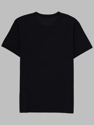 Dolce & Gabbana Cotton with Patch Detail T-Shirt - Black