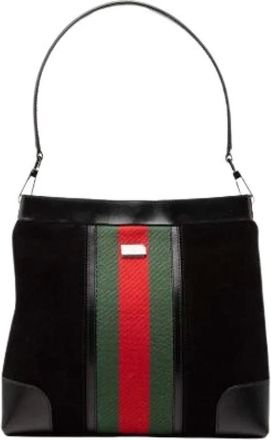 Gucci Pre-owned Shoulder Bags, female, Black, Size: ONE SIZE Pre-owned Shoulder Bag