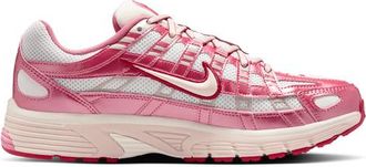 Nike Womens P-6000 - Running Shoes Silt Red/Summit White/Peony Size 10.0
