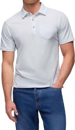 Prana Short Sleeve Polo Shirt In Soft White
