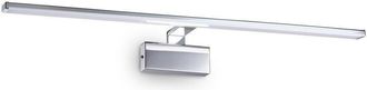 Netlighting Alma Integrated LED Picture Wall Lamp 1 Light Chrome 3000K