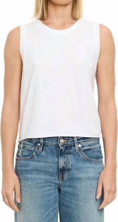 Michael Stars Junia Tank Top In White
