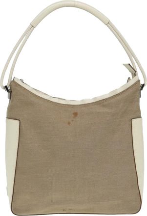 Gucci Soho Beige Canvas Handbag (Pre-Owned)