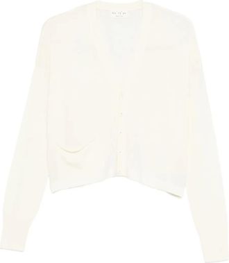 Maryya v-neck cardigan - women - Fabric - S - White