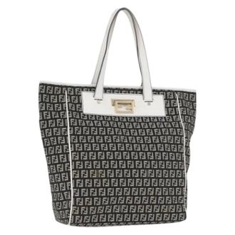 Fendi Pre-owned Vintage Tote Bag - Dames - Vintage Shopper - Zwart - ONE Size - Vintage