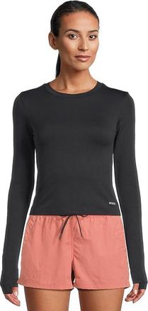 Mountain Hardwear Peak Knittm Long Sleeve Womens Clothing Black : XL, Elastane/Nylon