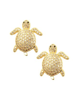 Eyecandy LA Eye Candy La Turtle Treasure Earring