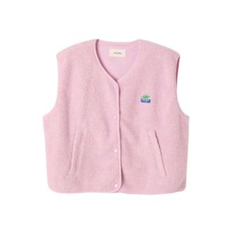 American Vintage Vests - Dames - Bodywarmers - Roze - Xs/S - Polyester - Jassen