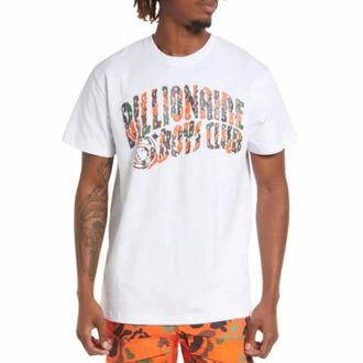 Billionaire Boys Club Camo Arch Tee Mens White Cotton Pullover FROG443
