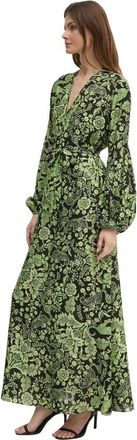 Diane Von F&uuml;rstenberg Maxi Jurken - Dames - Jurken - Veelkleurig - Maat: XS Zijde