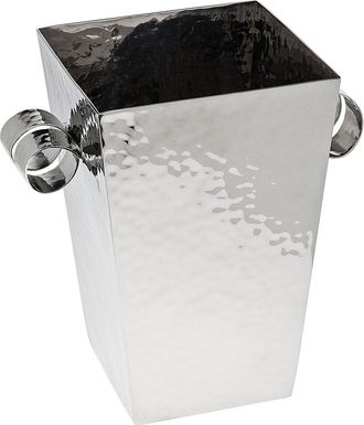 Ricci Argentieri Hammered 18/10 Stainless Steel Ice Bucket