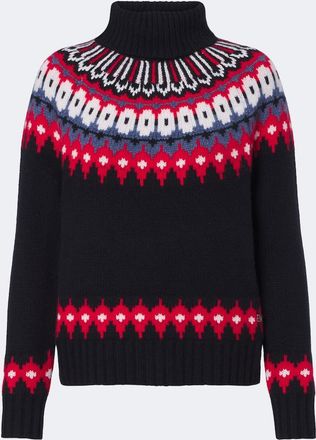 Bogner Ingrid jacquard cashmere turtleneck sweater