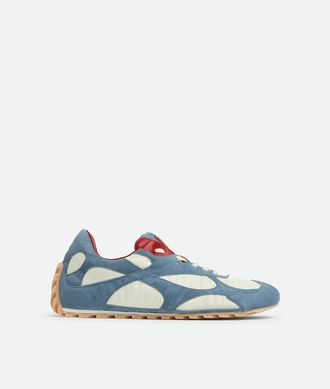 Bottega Veneta Orbit Flash Sneaker - Blue - Woman - 36 - 40% Calfskin, 20% Lambskin & 20% Polyester