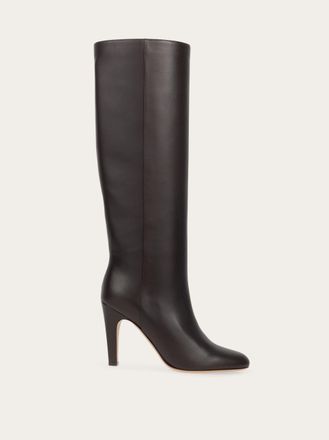 Ferragamo Donna Stivale con tacco Marrone Taglia 36.5