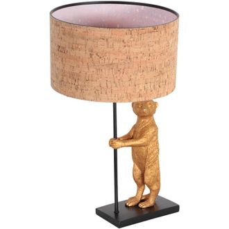 Anne Lighting Anne Lighting - L&aacute;mpara De Mesa - Animaux - Natural Negro - Metal