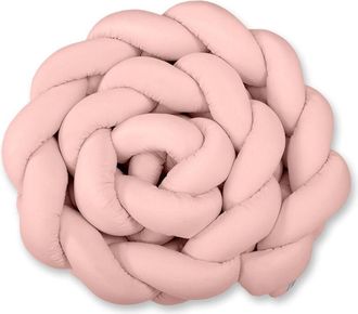 OEM Protector De Cuna Trenzado Xxl - Rosa Empolvado