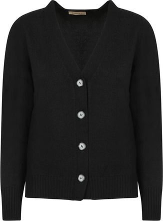 Blanca Vita Dameskleding Trui Zwart Aw 24 - Dames - Vesten - Zwart - M - Wol - Truien & Vesten