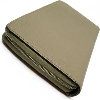 Celine Pre-owned Wallets, female, Beige, Size: ONE SIZE Pre-owned Leather Wallet