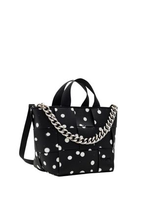 Desigual Women New Splatter Valdivia Accessories PU Shopping Bag, Black, One Size