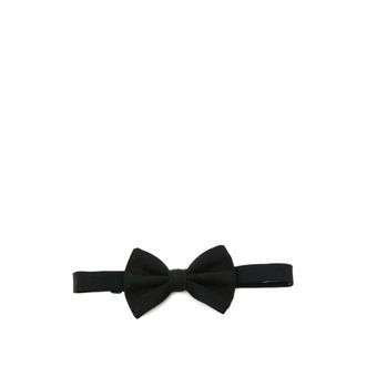 Emporio Armani Geribbelde strikdas - Heren - Accessoires - Zwart - Maat: ONE Size