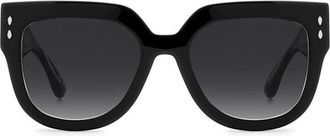 Isabel Marant IM 0225/S 807/9O Womens Sunglasses Black Size 53