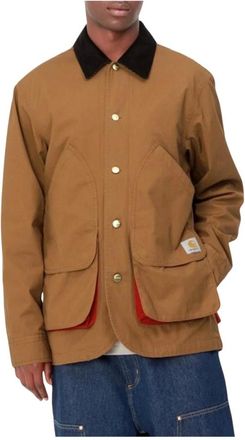 Carhartt Work in Progress Uomo, Giacche, Marrone, S, new