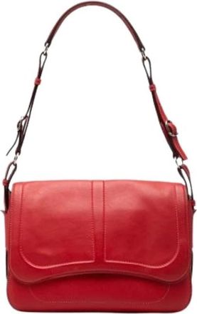 Herm&egrave;s Borsa a spalla vintage Pre-owned - - Pre-owned - Donna - Rosso - ONE SIZE