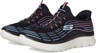 Skechers Summits Plus Hands Free Slip-INS Womens Shoes Black : 10.5 B - Medium, Synthetic